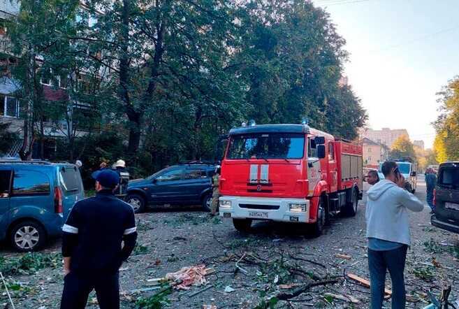 В балашихинском доме, где сегодня взорвался газ и обрушились несколько этажей, начался пожар